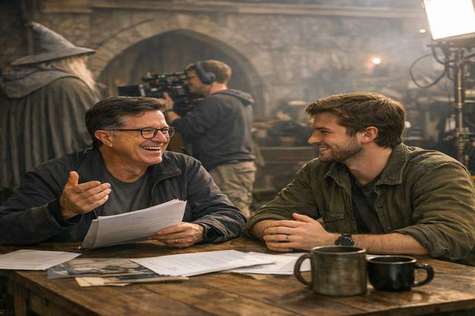 Colbert & Son Are Making a Lord of the Rings Movie — No, Seriously