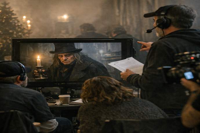 Johnny Depp Is a Grumpy, Ghost-Bothered Scrooge — New 'Scrooge' Trailer Is Here