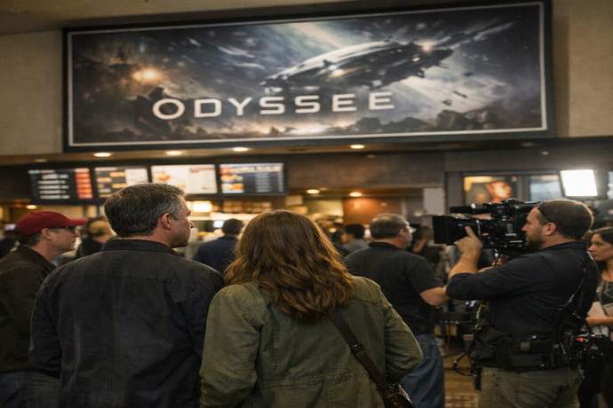 Nolan’s Weekend Reign: ‘Odysee’ Anchors a Quiet World Cup Box Office