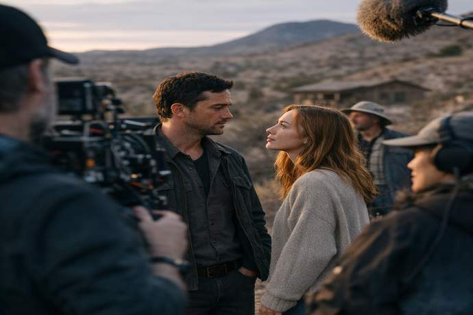 Pendulum Teaser: Joseph Gordon-Levitt and Phoebe Dynevor’s Creepy New Mexico Retreat Drama