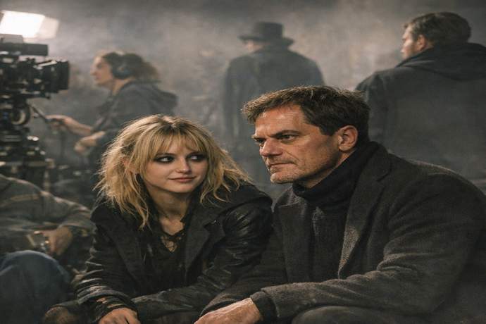 Talia Ryder & Michael Shannon Go Full Expressionist in Wild Remake of The Cabinet of Dr. Caligari