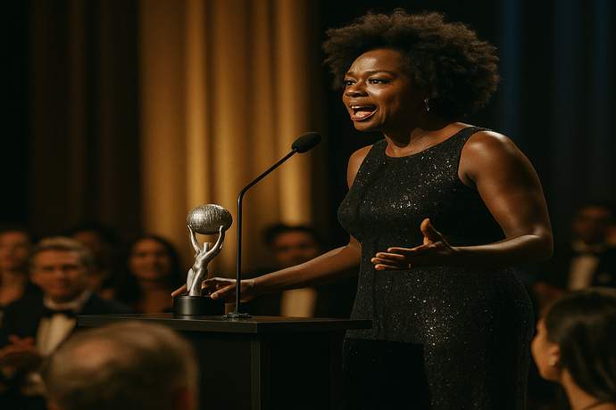 Viola Davis Stole the Show at the NAACP Image Awards — Time to Wear the Crown